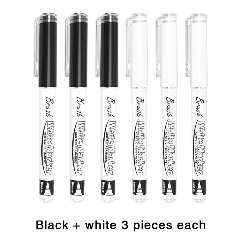 White Acrylic Paint Marker Pens