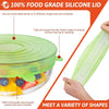 Reusable Silicone Stretch Lids - Set of 6
