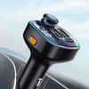 Bluetooth FM Transmitter with 22.5W Fast Charging Car Adapter