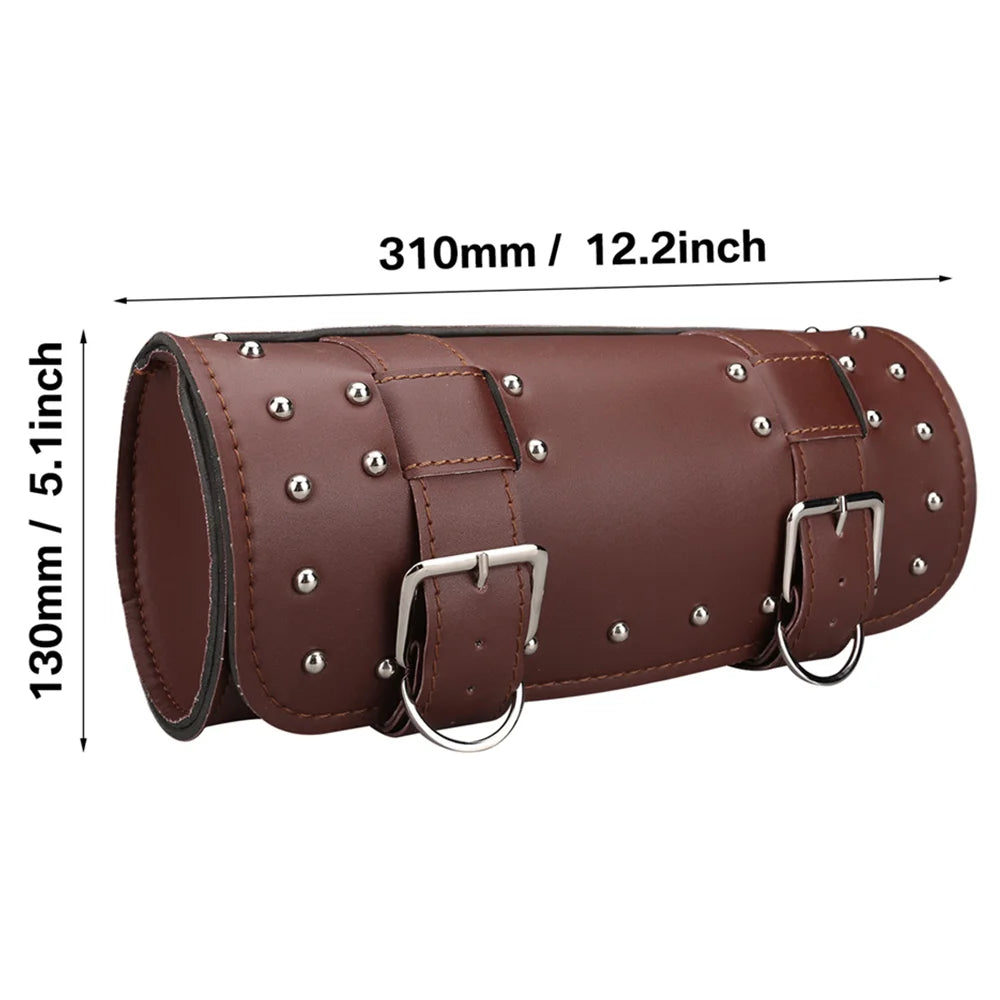 Motorcycle PU Leather Utility Saddlebag