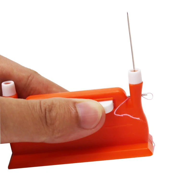 Double-Headed Automatic Needle Threader with Needle Holder