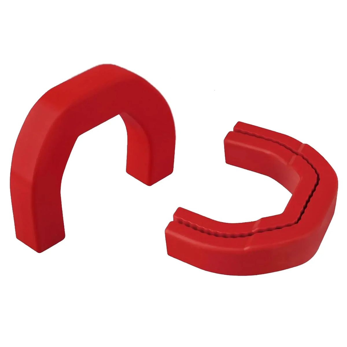 Red front tow hooks covers for RAM 1500 trucks