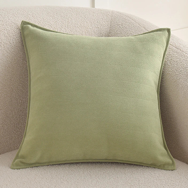 Luxury Chenille Throw Pillow Covers – Soft Square Cushion Cases for Sofa, Bed, and Living Room