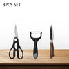 Forged Hammer-Pattern Kitchen Knife Set