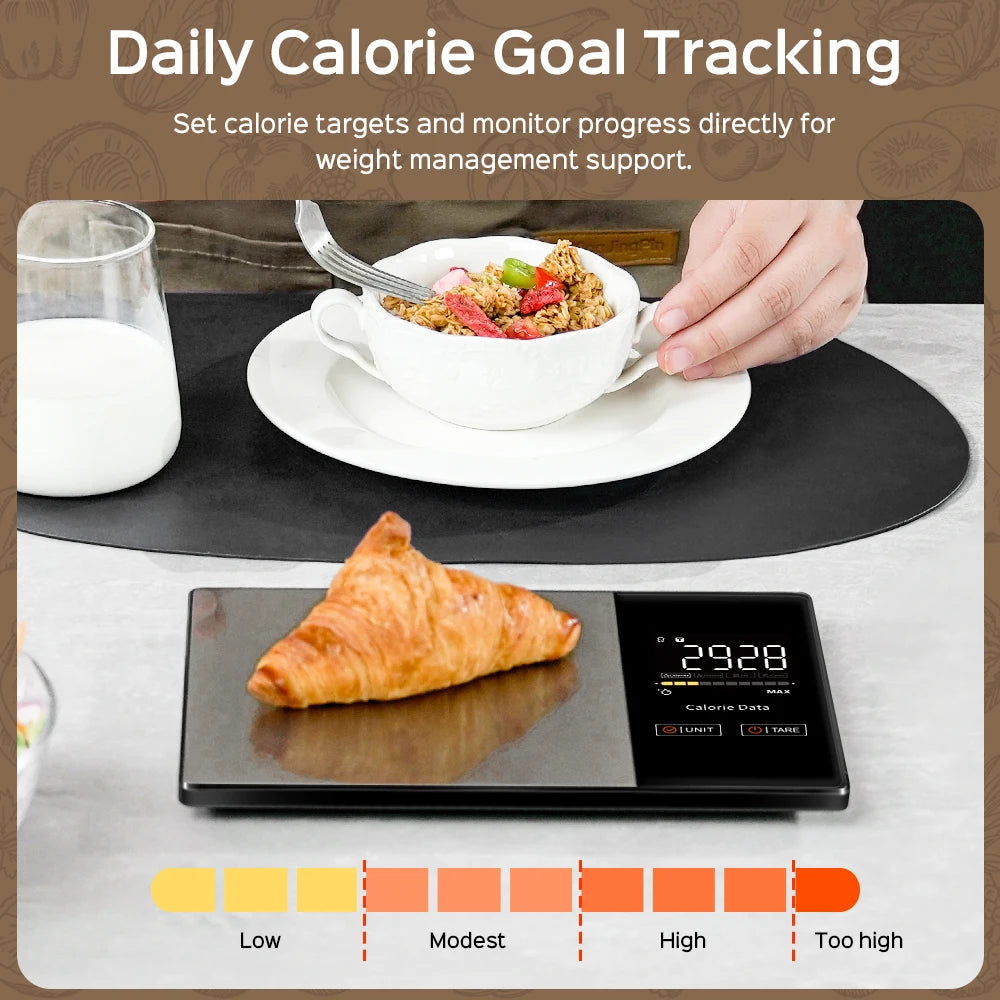 Smart Nutrition Kitchen Scale with Bluetooth App