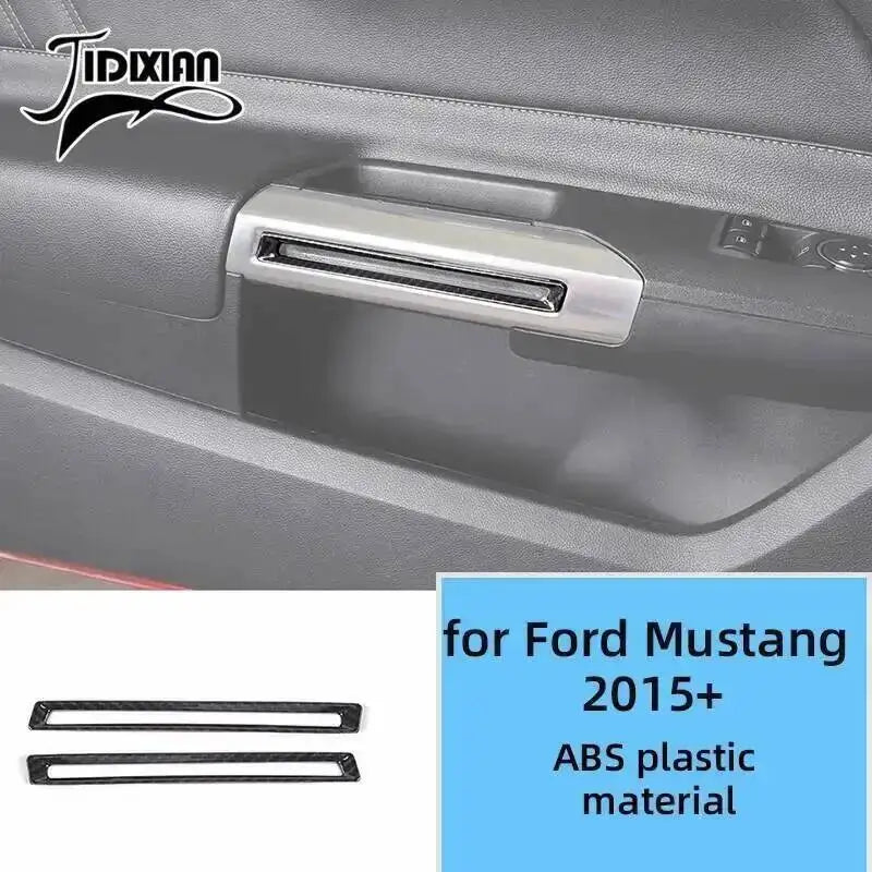 ABS plastic trim kit for Ford Mustang 2015+ featuring a horizontal vent design