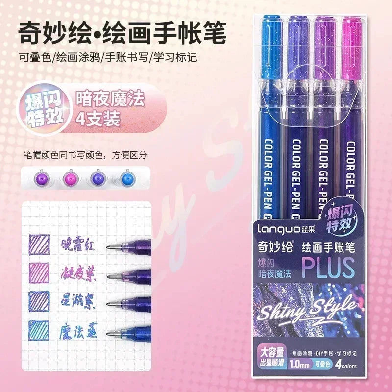 3D Embossed Acrylic Gel Pens - 6/144 Color Options