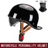 Retro Half Helmet for Men and Women – Lightweight Commuter Cruiser Motorcycle Helmet