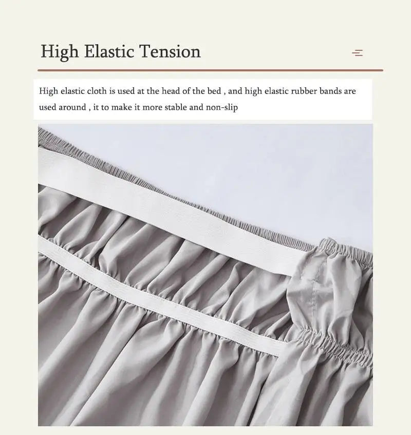 Ruffled Microfiber Bed Skirt with Split Corners