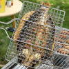 Cesta de Parrilla Plegable Grande con Mango Extraíble