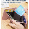 Genuine Leather Mini RFID Wallet for Women