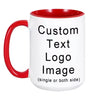 Personalized 15oz Ceramic Coffee Mug