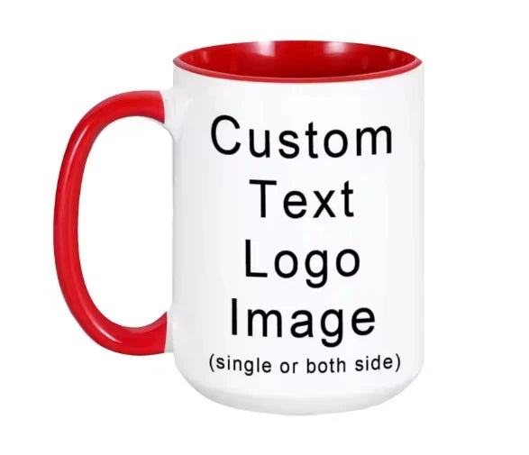 Personalized 15oz Ceramic Coffee Mug
