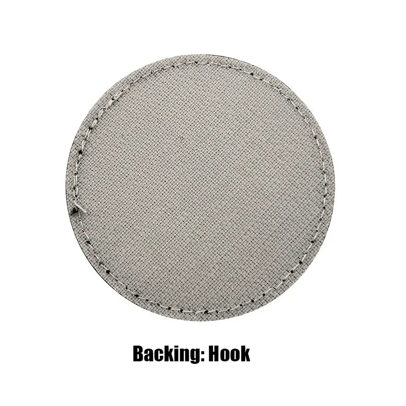 Embroidered Tactical Patch with Hook and Loop Backing