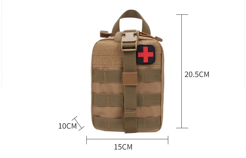 Tactical MOLLE First Aid Medical Pouch