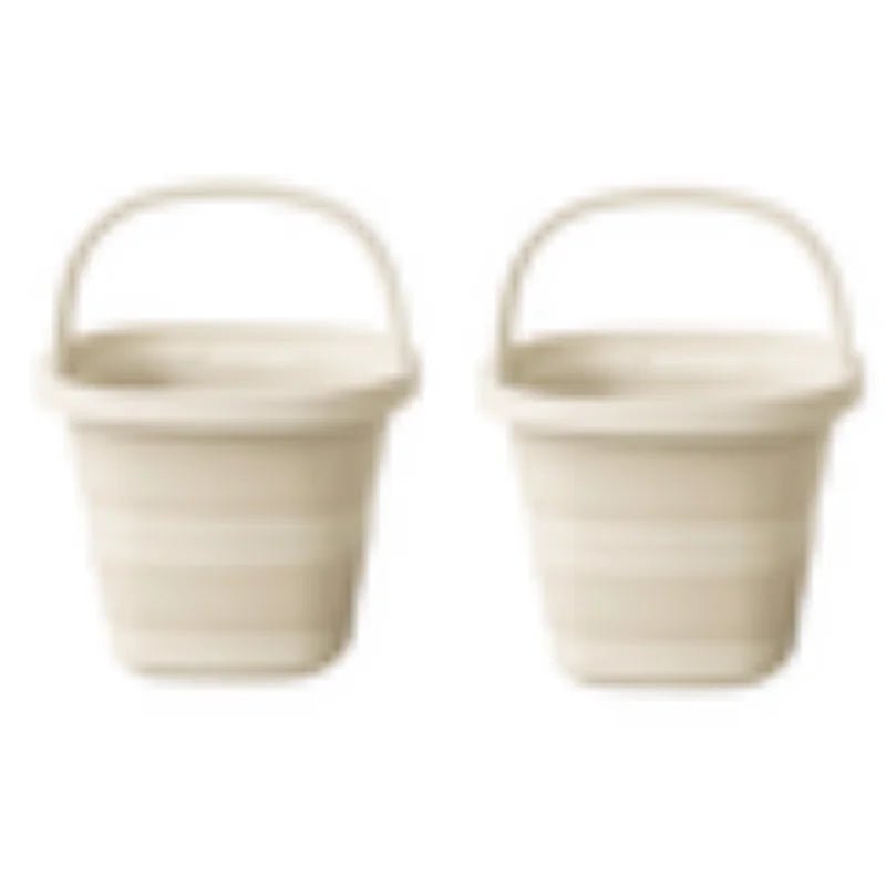 Foldable Water Bucket with Carry Handle for Camping and Home
