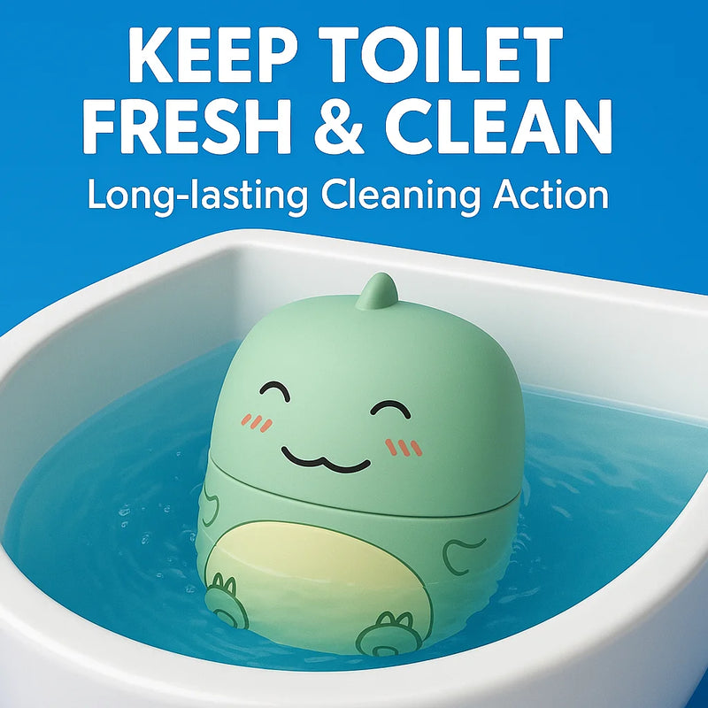 Dinosaur-Shaped Toilet Bowl Cleaner Dispenser
