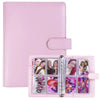A5 PU Leather Photo & Card Organizer Binder with 4-Pocket Sleeves