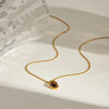 Oval Tiger's Eye Pendant Necklace