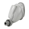 A portable reusable urinal funnel in a light gray color.