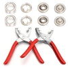 Iron Snap Buttons for DIY Sewing (Set of 50)