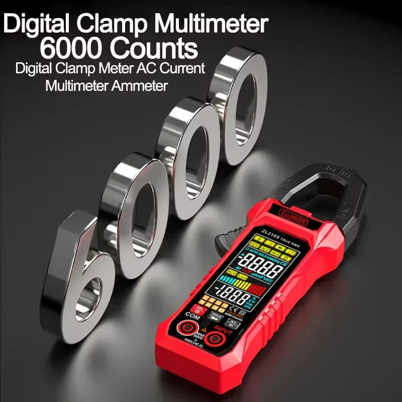Professional Digital Clamp Meter with 600A AC/DC Range