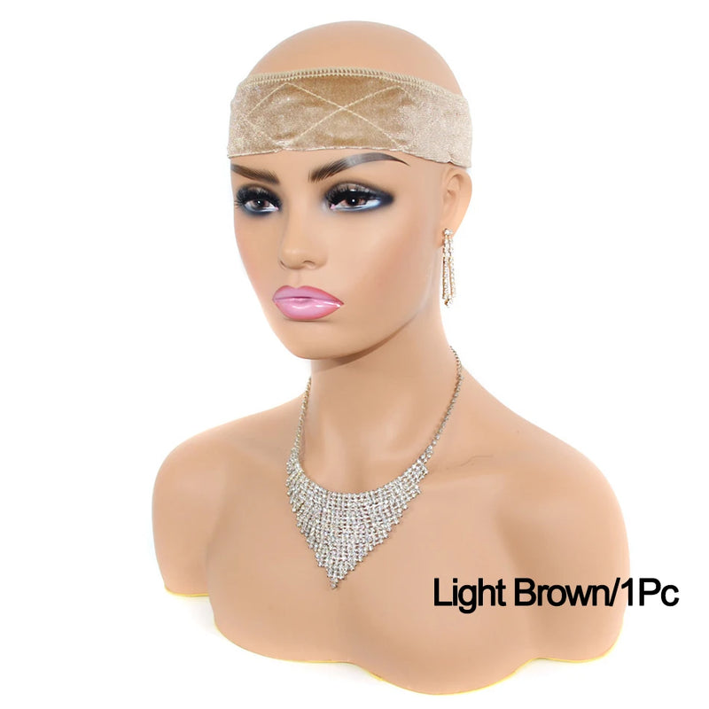Soft Velvet Wig Grip Headband