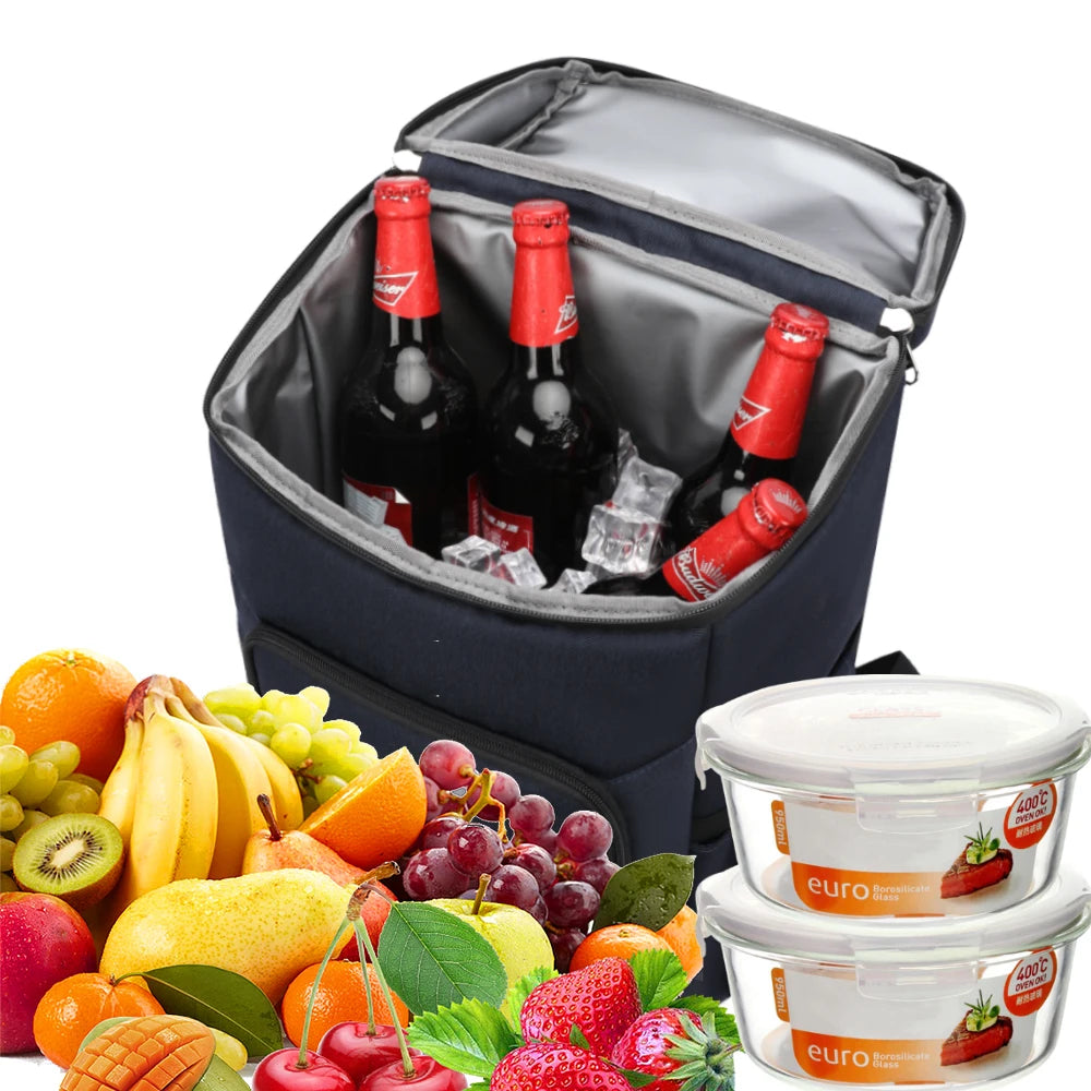 Insulated Cooler Backpack – Waterproof Thermal Lunch & Drink Bag
