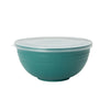 A teal airtight storage bowl with a clear lid.