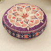 Bohemian Round Floor Cushion with Anti-Slip Base