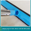 Rubber Broom with Telescopic Handle for Pet Hair and Lint Removal