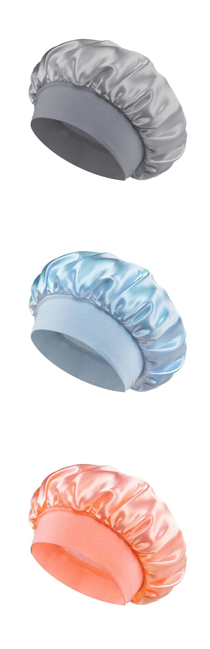 Satin Sleep Bonnet with Adjustable Comfort Band