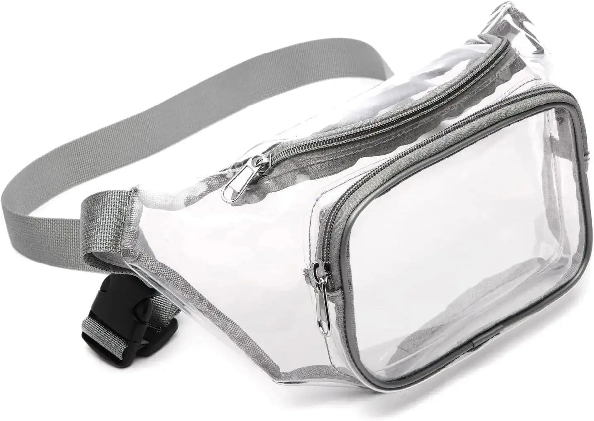 Clear Stadium-Approved Fanny Pack with Adjustable Strap