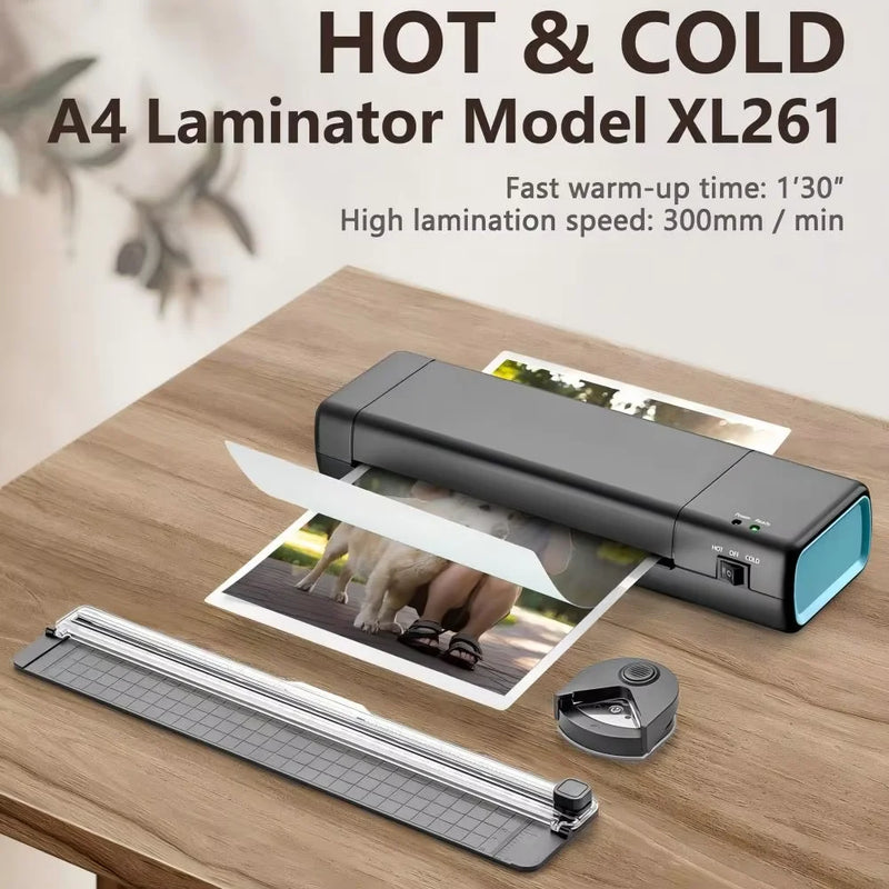 9-Inch Hot & Cold Laminator for Documents and Photos