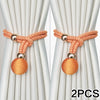Adjustable French Ball Curtain Tiebacks (Set of 2)
