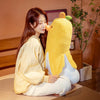 Creative Banana Duck Plush Pillow - Soft Cartoon Cushion for Home & Bedroom Decor