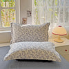 Floral Print 100% Cotton Duvet Cover Set with Two Pillow Shams