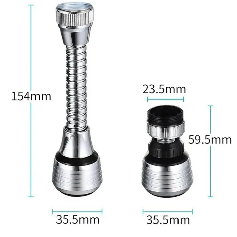 360° Rotating Kitchen Faucet Extender with Filter