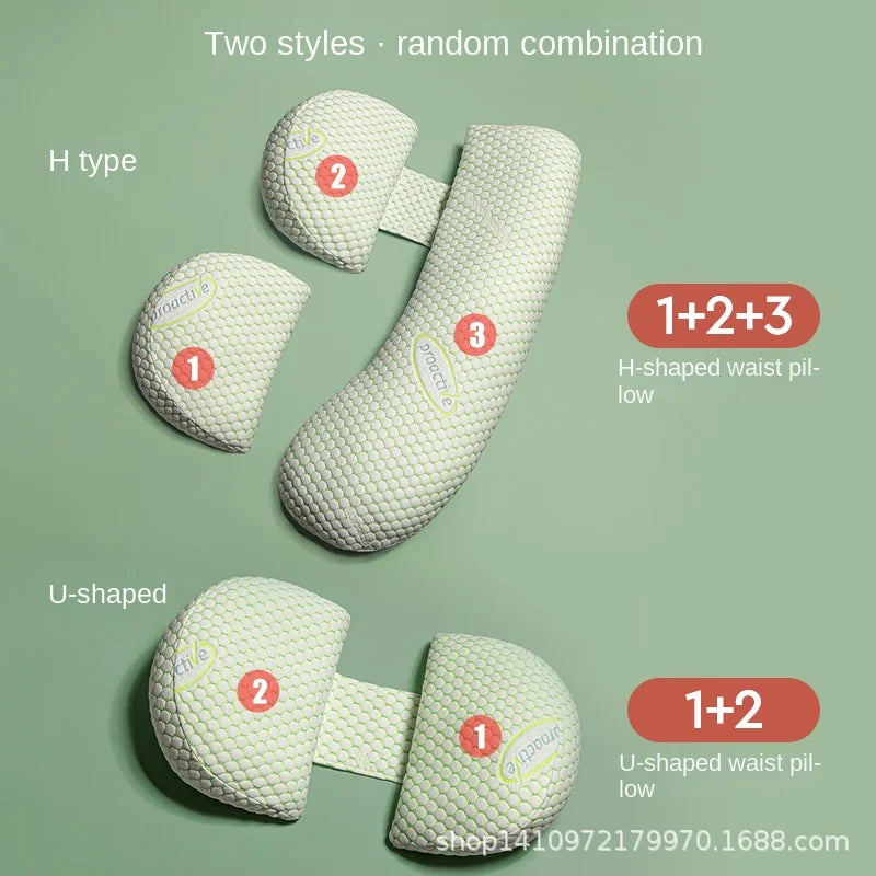 U-Shaped Maternity Pillow for Sleeping and Nursing Support