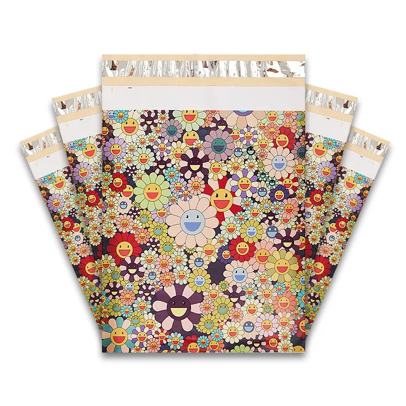 Floral Waterproof Self-Seal Mailing Bags