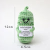 Handmade Crochet Amigurumi Doll with Love and Encouragement
