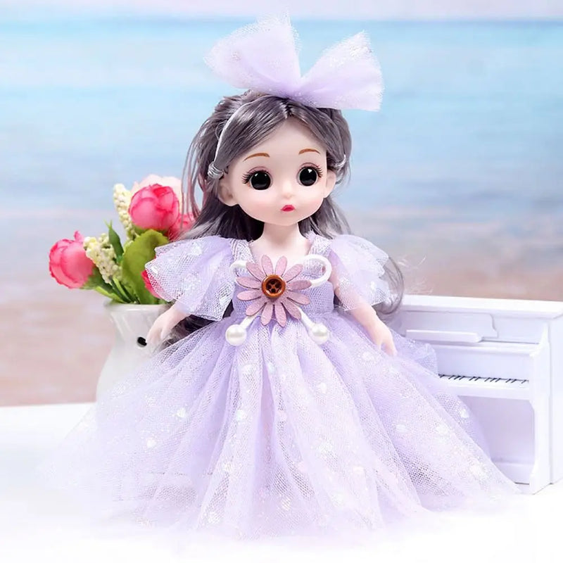 17cm Articulated Princess Doll with Accessories
