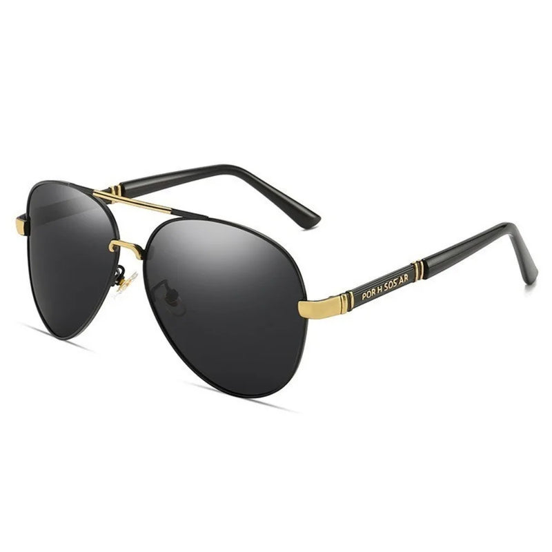 Klassische Aviator-Sonnenbrille mit polarisierten Gläsern