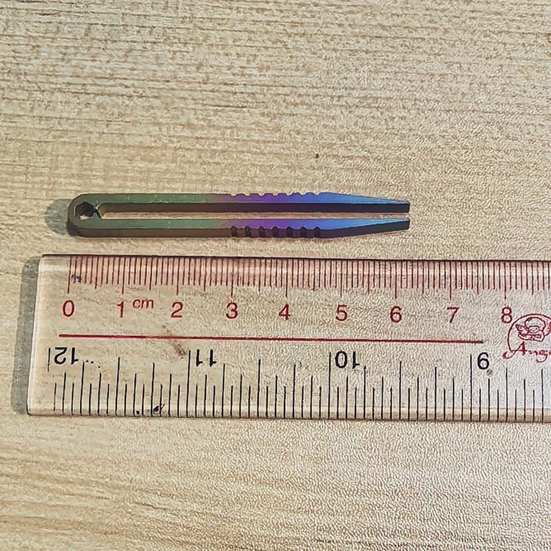 Titanium Clip Tweezers with Pocket Clip