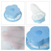 Blue mesh filter bags for washing machine lint and hair catcher