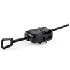 Black BX Bey Series Ripcord Launcher with a handle and launcher mechanism.