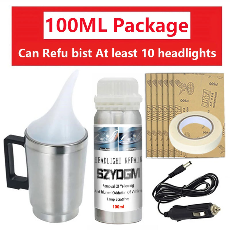 Professional Headlight Restoration Kit