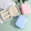 Portable Leather Cable Organizer Travel Pouch