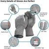 Diagram showing the perfect details of gloves including ventilation, elasticity, and smooth convergence.