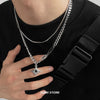 Double-Layer Star Pendant Necklace